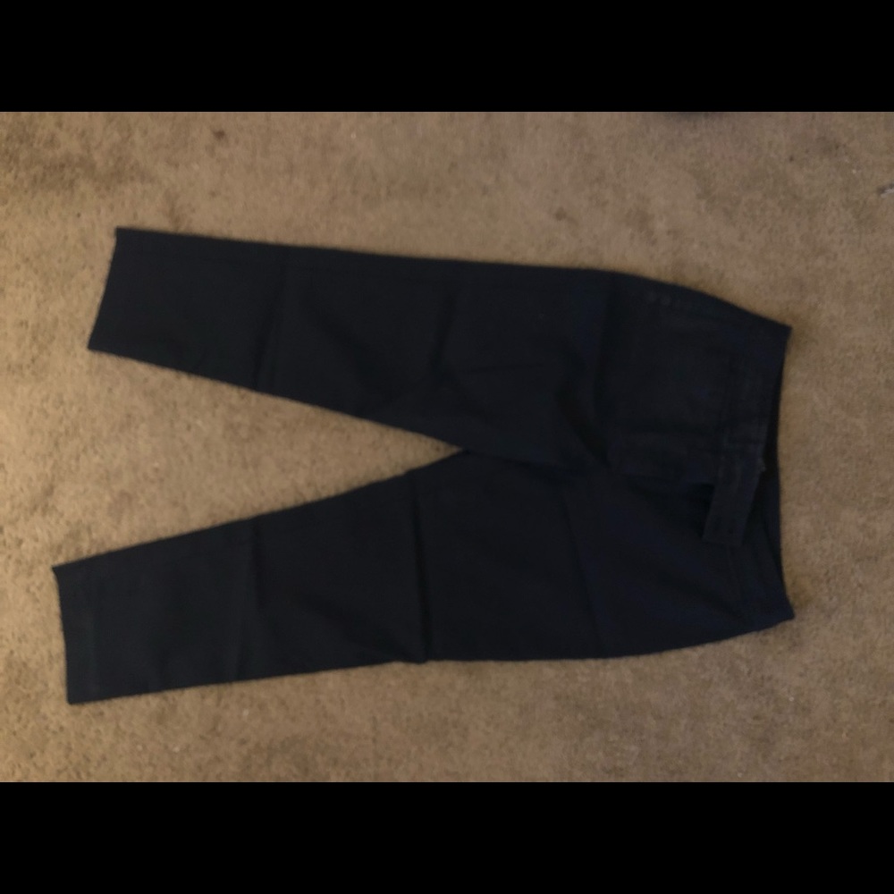 Navy Cropped Pants
